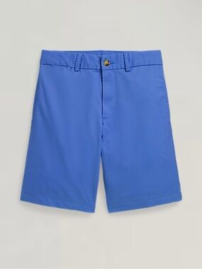 Polo Ralph Lauren Boys Blue Flat-Front Chino Shorts
